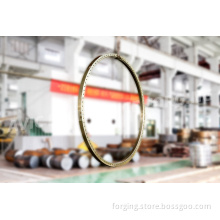 movable seal ring forging for spherical valve assembly